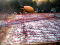 Village Builders radiant heat slab